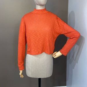 Orange Turtleneck